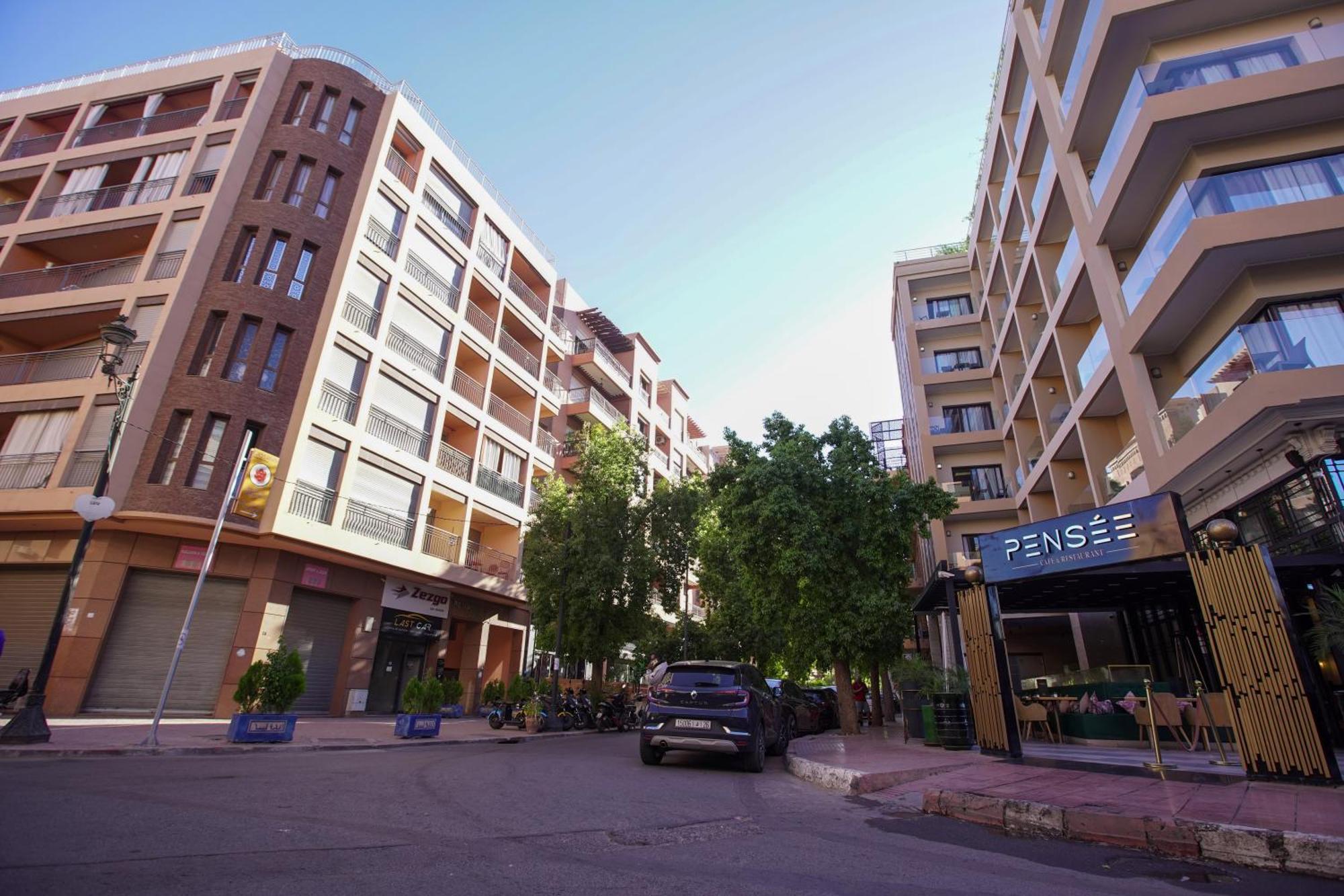 Lovely 2-Bedroom With Ac-Netflix-Nespreso Marrákes Kültér fotó