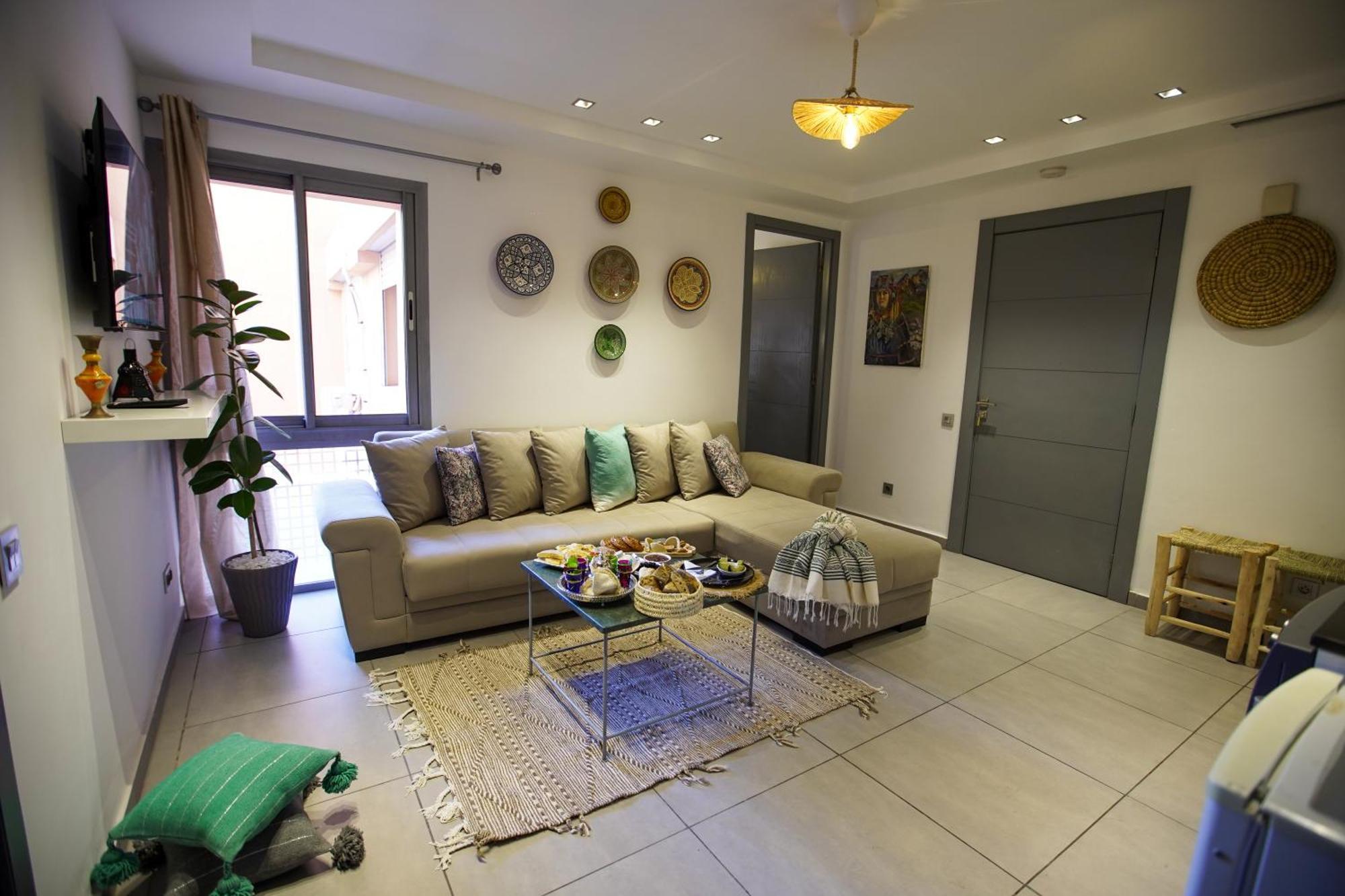 Lovely 2-Bedroom With Ac-Netflix-Nespreso Marrákes Kültér fotó