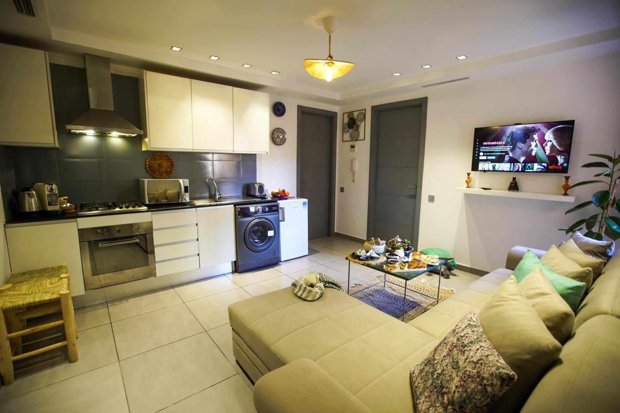 Lovely 2-Bedroom With Ac-Netflix-Nespreso Marrákes Kültér fotó