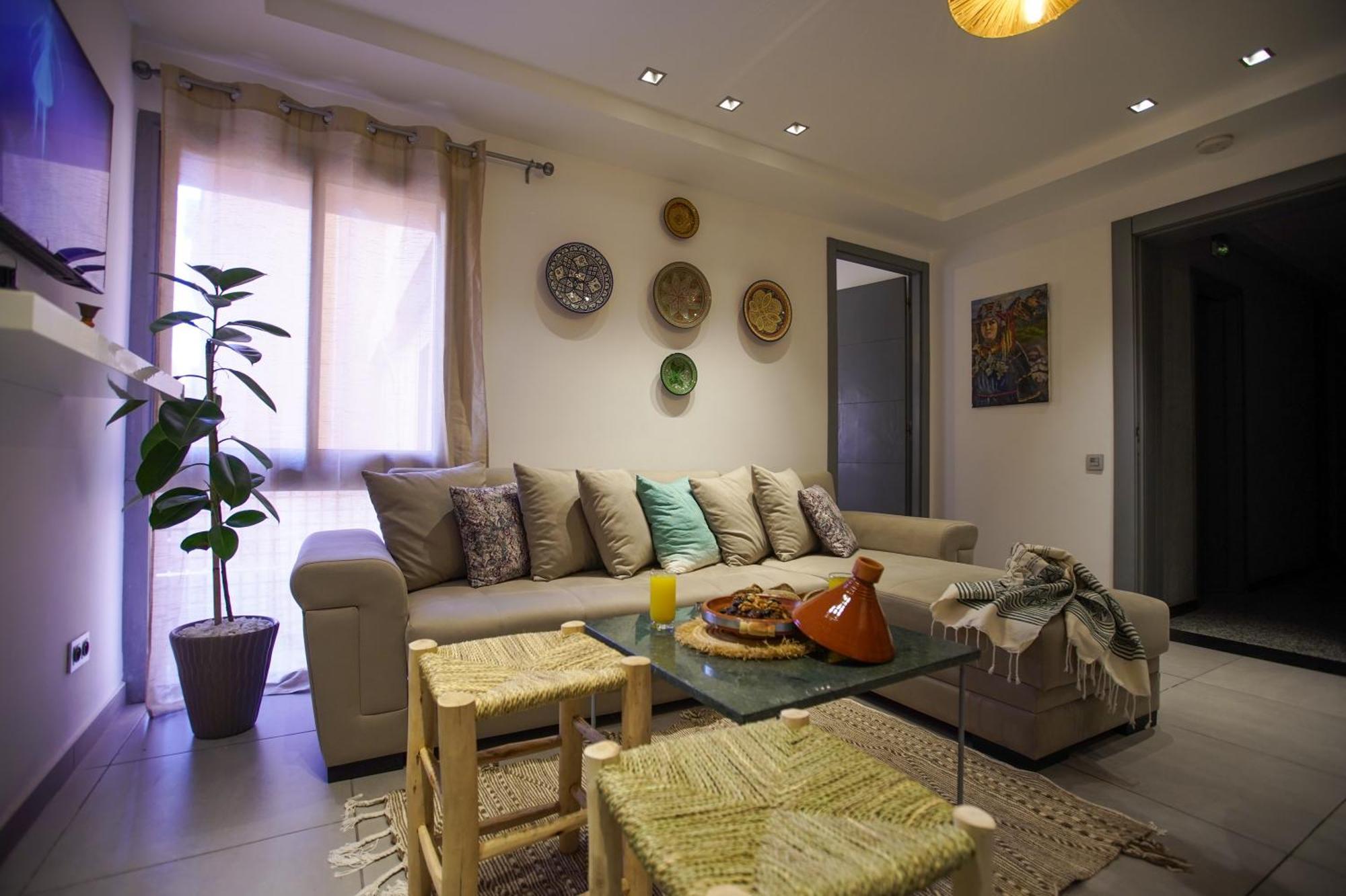 Lovely 2-Bedroom With Ac-Netflix-Nespreso Marrákes Kültér fotó